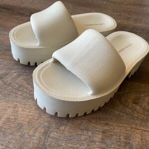 JEFFREY CAMPBELL Summertime Sandal - Platform Slide Sandals